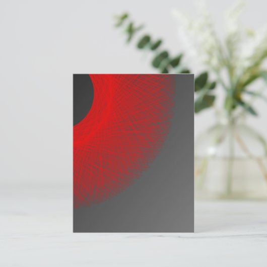 zwart zonlicht briefkaart (Staand voorkant)