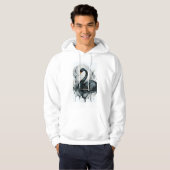 Zwart zwaan T-shirt (Voorkant volledig)