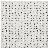 Zwart zwart-Ant afdrukapparaat Stof (Swatch)