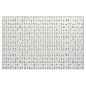 Zwart zwart-Ant afdrukapparaat Stof (Fat Quarter)