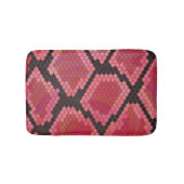 Zwart-zwart en rood afdrukken badmat (Voorkant)