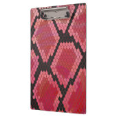 Zwart-zwart en rood afdrukken klembord (Links)