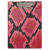 Zwart-zwart en rood afdrukken klembord (Voorkant)