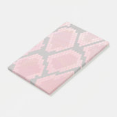 Zwart-zwart en rood afdrukken post-it® notes (Schuin)