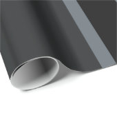 Zwart zwart, kalm, Jouw tekst-Unievlak Cadeaupapier (Rol Hoek)