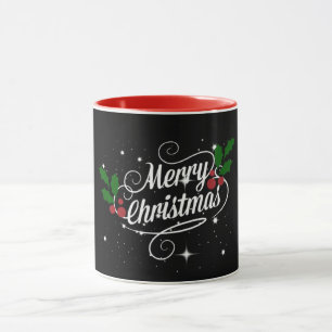 Zwart-zwart, Prettig kerstfeest, Mok