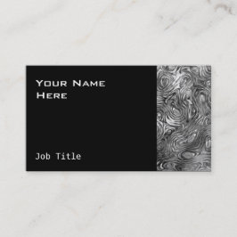 Zwart zwart visitekaartje voor zwart-wit