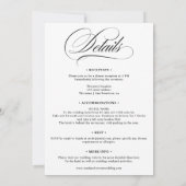 Zwart zwart wit, allemaal in één kalligrafische br kaart (Achterkant)