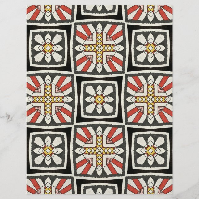 Zwart zwart-wit zwart-witboek (Voorkant)