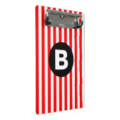 Zwart zwart zwart zwart wit Stripes Mini Klembord (Schuin)