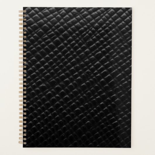 Zwartbakleder Planner (Voorkant)