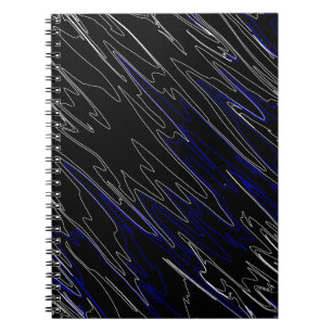 Zwartblauw Notitieboek