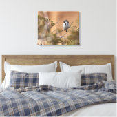 zwartbonte mus canvas afdruk (Insitu (Slaapkamer))