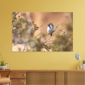 zwartbonte mus canvas afdruk (Insitu (Woonkamer))