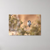 zwartbonte mus canvas afdruk (Voorkant)