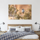 zwartbonte mus canvas afdruk (Insitu (Slaapkamer))