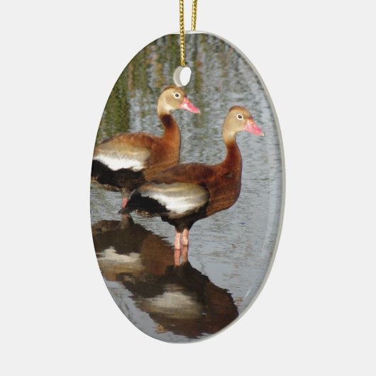 Zwartbuikspiering Keramisch Ornament (Links)