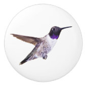 Zwartchinese Hummingbird knob Keramische Knop (Voorkant)
