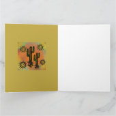 ZWARTDOORN CACTUS KUNST KAART (Binnen)