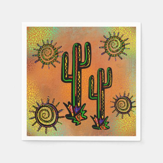 ZWARTDOORN CACTUS KUNST       SERVET (Voorkant)
