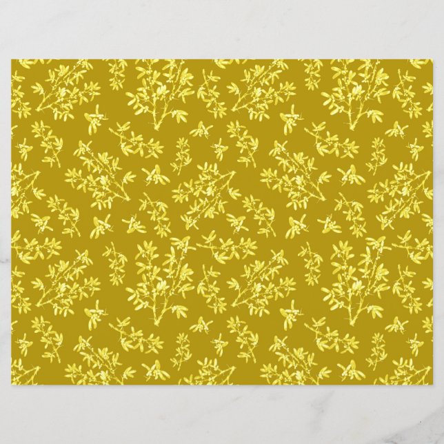 Zwartdoorn goudschouderpapier (Voorkant)