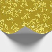 Zwartdoorngoud Cadeaupapier (Hoek)