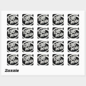 Zwarte 13b roterende motor Stickers (Vel)