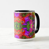 Zwarte 15 oz Ringer-Mok Mok (Voorkant rechts)