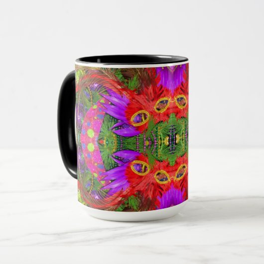 Zwarte 15 oz Ringer-Mok Mok (Voorkant links)