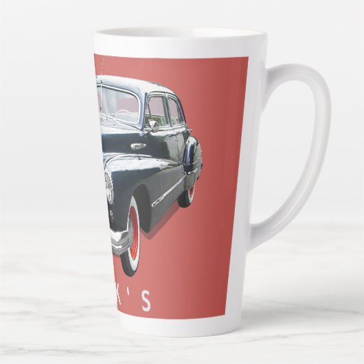  zwarte 1940-koper, aangepast latte mok (Rechts)