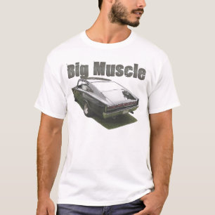 Zwarte 1967-odge-lader t-shirt