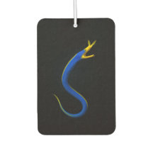 Zwarte 4 Luxe auto-airfresheners, Blauwe Lintaal