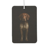 Zwarte 4 Luxe auto-airfresheners, Duitse Pointer Luchtverfrisser (Voorkant)