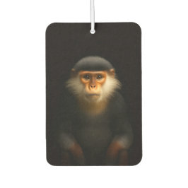 Zwarte 4 Luxe auto-airfresheners, rode douc langur Luchtverfrisser