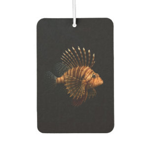 Zwarte 4 Luxe auto-airfresheners, rode leeuwvis Luchtverfrisser
