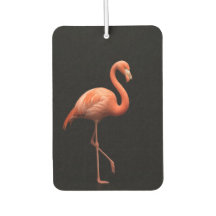 Zwarte 4 Luxe auto-airfresheners, Roze Flamingo