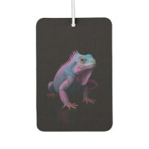 Zwarte 4 Luxe auto-airfresheners, Roze Leguaan