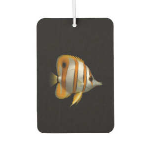 Zwarte 4 Luxe auto-airfresheners, vlindervis Luchtverfrisser