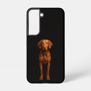 Zwarte 4 Luxe Galaxy S22 Hoes, Behendige Vizsla Ho Samsung Galaxy Hoesje
