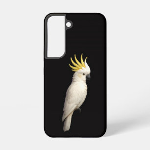 Zwarte 4 Luxe Galaxy S22 Hoes, Kuifkaketoe Samsung Galaxy Hoesje