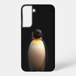 Zwarte 4 Luxe Galaxy S22 Plus Hoes, Keizerspinguïn Samsung Galaxy Hoesje