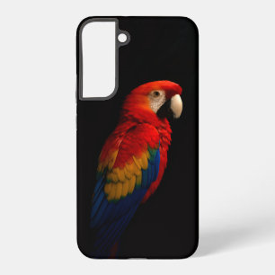 Zwarte 4 Luxe Galaxy S22 Plus Hoes, Scarlakrode Pa Samsung Galaxy Hoesje
