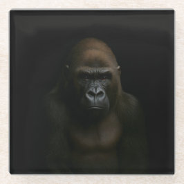 Zwarte 4 Luxe Glas onderzetter, Gorilla Glazen Onderzetter