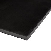 Zwarte 4 Luxe glazen bord Kind Beagle Snijplank (Hoek)