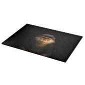 Zwarte 4 Luxe glazen bord Rode Douc Langur Snijplank (Hoek)