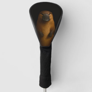 Zwarte 4 Luxe Golf Driver Hoes, Elegante Vogelbekd Golfheadcover