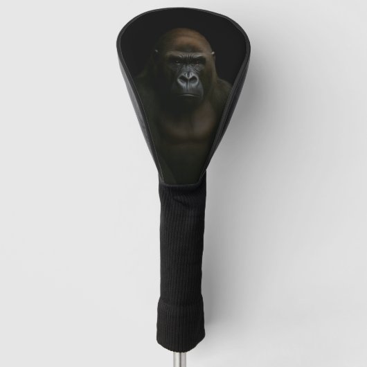 Zwarte 4 Luxe Golf Driver Hoes, Gorilla Golfheadcover (Voorkant)