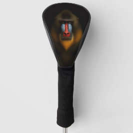 Zwarte 4 Luxe Golf Driver Hoes, Mandrill Aap Golfheadcover
