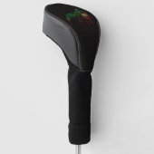 Zwarte 4 Luxe Golf Driver Hoes, Mantisgarnaal Golfheadcover (Schuin)