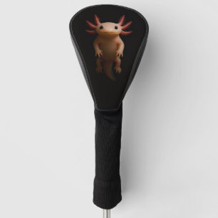 Zwarte 4 Luxe Golf Driver Hoes, Mexicaanse Axolotl Golfheadcover